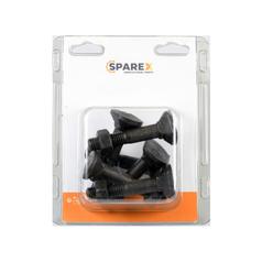 Agripak 6 pcs. Rhead Bolts&Nuts - M12 x 70mm 1