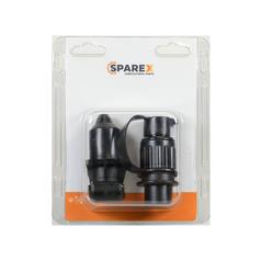 Agripak 2 pcs. 3 Pin Plug & Socket 4 Bolt Fixing 1