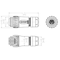 ISOBUS Plug Ecomate™ 12A 2