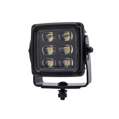 LED Light- 10-30V, Square Work Light – High Power LED with Hand Rail Bracket 6600 Lumens Raw, Bracket 4