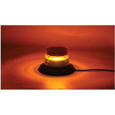 LED Beacon, Amber / Green, Magnetic with Suction Cups 12-24V 2
