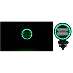 FlexiGlow Work Light, Round LED Multi-coloured, 2400 Lumens Raw, 12-24V 6