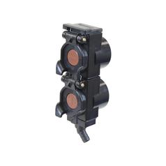 TARV Oil Collection System Double unit 55mm spacing, with Brown +- Indicators, 45 Degrees 1
