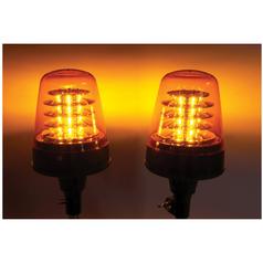LED Beacon, Amber, Flexible Pin 12-24V 2