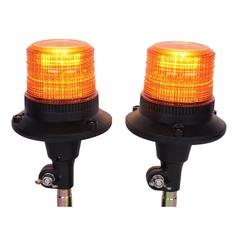 LED Beacon, Amber, Flexible Pin 12-24V 3