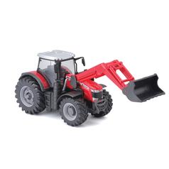 10cm Scale Bburago Massey Ferguson 8740S With Front Loader 2