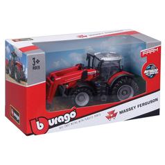 10cm Scale Bburago Massey Ferguson 8740S With Front Loader 3