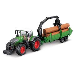 10cm Scale Bburago Fendt 1050 Vario With Tree Forwarder 1