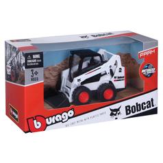 10cm Scale Bburago Bobcat Skid Steer Loader With Bucket 3