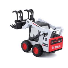 10cm Scale Bburago Bobcat Skid Steer Loader With Grapple 3