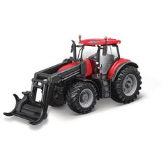 10cm Scale Bburago Case IH CVX 300 With Logging Grab 1