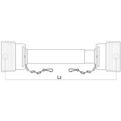 PTO Guard - GARDLOC, (Lz) Length: 1950mm, Size: Large 8