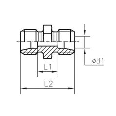 Sparex Male Straight Tube Coupling 20S 4