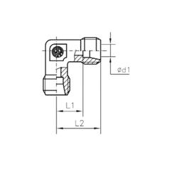 Sparex Metric Equal Tube Elbow 12L Male 4