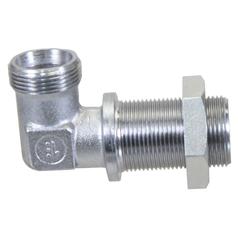 Sparex Metric 90° Bulkhead Coupling 22L Male 2
