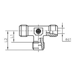 Sparex Metric Male| Male| Male Tee 6L 4