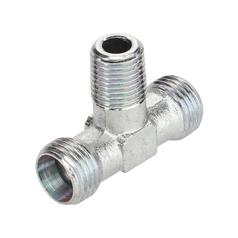 Sparex BSPT Male | Male | Male Tee 1/4\'\' BSPT  x 8L 1