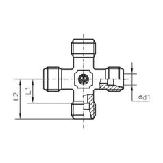 Sparex Metric Male Cross 10S 4
