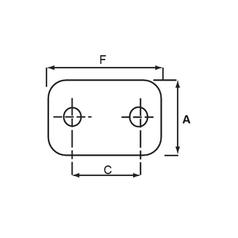 Sparex Single Clamp Top Plate Type 3 3