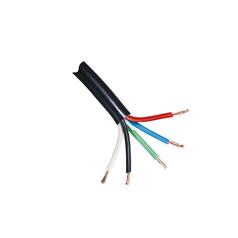 Electrical Cable - 5 Core, 1.5mm² Cable, Black (Length: 1M), (Reel) 1