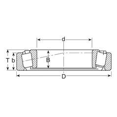 Sparex Taper Roller Bearing (32012) 4