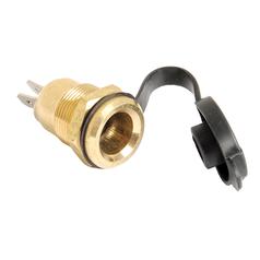 Jack Plug Socket with Cap (metal) 1