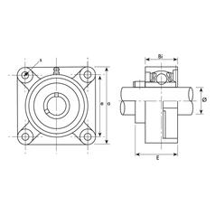 Sparex Four-Bolt Flanged Unit (UCF204) 5