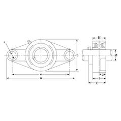 Sparex Two-Bolt Flanged Unit (UCFL204) 5