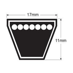 V Belt - B Section - Belt No. B69 2