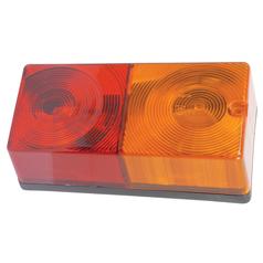 Rear Combination Light, (Halogen), Function: 4, Brake / Tail / Indicator / Number Plate, RH & LH, 12V 1