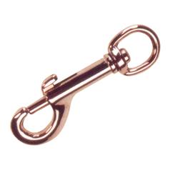 Snap Hook with Swivel End, Ø12.5mm (1/2\'\') Length: 75mm (3\'\') 1