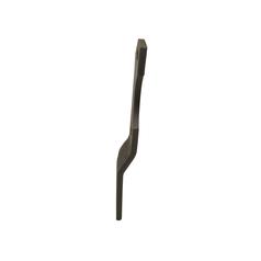 Rotavator Blade Twisted LH 60x10mm Height:  Hole centres: 130mm. Hole Ø: 15mm. Replacement for Alpego 2