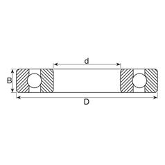 Sparex Deep Groove Ball Bearing (60152RSC3) 4