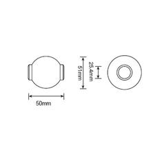 Agripak Top Link Balls Cat. 2/2 3