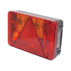 Rear Combination Light, (Halogen), Function: 4, Brake / Tail / Indicator / Number Plate, LH, 12V 1