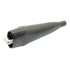 Crocodile Clip -  10 Amps Black 1