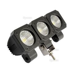LED Work Light, Interference: Not Classified, 750 Lumens Raw, 10-80V 6