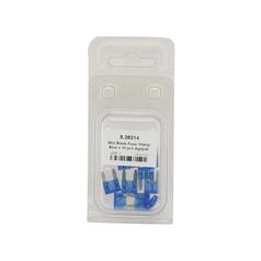 Agripak 10 pcs. Mini Blade Fuse 15A Blue 2
