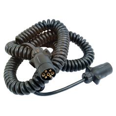 Spiral Extension Cable 3.5M, 7 / 7 Pin, Male / Male 7 Core 1