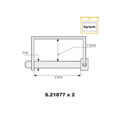 Agripak 2 pcs. Shaft Locking Pin 11mm x 90mm 4