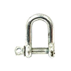 Screw Type D Shackle, Pin Ø6mm x 12mm Jaw 1