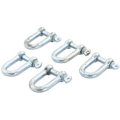 Screw Type D Shackle, Pin Ø10mm x 18mm Jaw 2