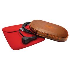 LED Micro Hazard Light Amber Magnetic 248mm 12-24V 4