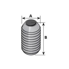 Imperial Socket Setscrew, 3/16\'\' - 24x1/2\'\' UNC 2