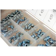 Display Pack 110 pcs. Grease Nipple M6, M8, M10 Assorted 2