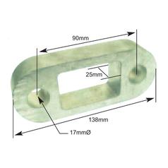 Ball Hitch Spacer 1\'\' 2