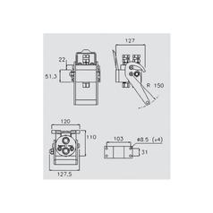Faster Multiport Coupling - 2 Ports 3/8\'\' Body x 3/8\'\' BSP Female Thread (Fixed Part) 2