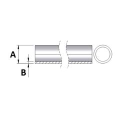Steel Hydraulic Pipe (10L/S)  10mm x 1.50mm, (Galvanised), 3m 2
