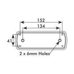 Rear Combination Light, (Halogen), Function: 2, Position / Indicator, RH & LH, 12/24V 3