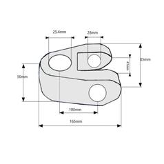 Top Link Knuckle End - Cat. 2 (Ø25mm) 3